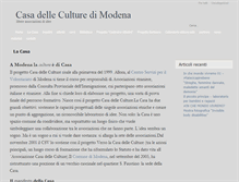 Tablet Screenshot of casadelleculturedimodena.org
